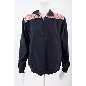 Simply Southern Womens Jacket S Navy Pullover